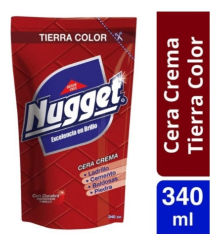 Cera Para Pisos En Crema Doypack 340cc Tierra Color - Nugget