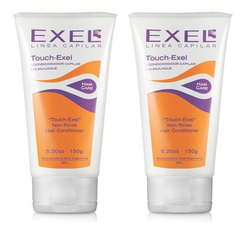 Touch Exel X2 Crema Para Peinar Sin Enjuague C/ Filtro Solar