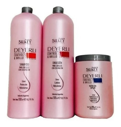 Kit Nutricion + Shampoo Y Acondicionador Colordeyerli Silkey