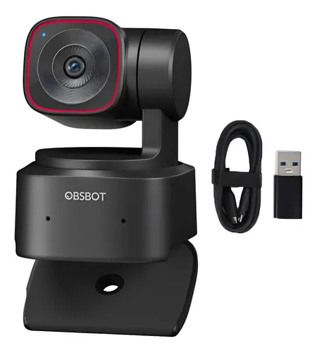 Obsbot Tiny 2 Lite 4k Pc Webcam 30fps Ptz Câmera Ai Tracking