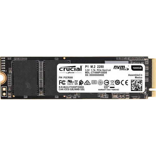 Disco Sólido Ssd 1tb Nvme Pcie Crucial P1 Sampler