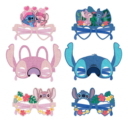 Jk Gafas De Papel Star Baby Stise, 12 Unidades, Accesorios A