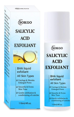 Bha - Exfoliante Liquido De Acido Salicilico, Toner Hidratan