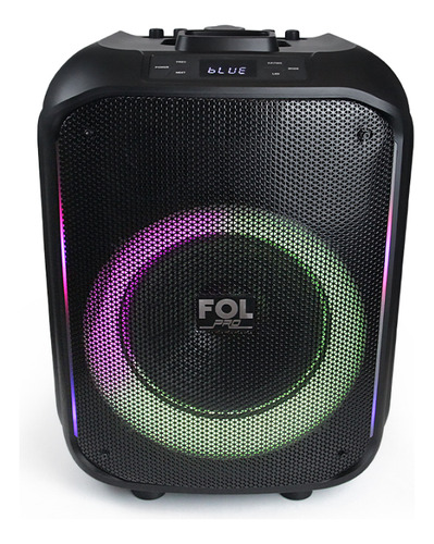 Bocina Fol Fs-t868 Torre Inalámbrica Bluetooth Negra Negro