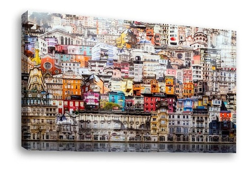 Cuadro Decorativo Canvas Moderno Edificios 1