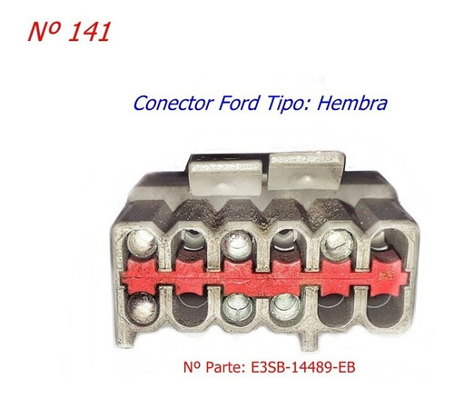 Conector Automotriz Ford Tipo Hembra (141)