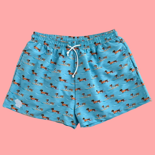Imagen 3 de 4 de Traje De Baño Hombre Salchicha Pecora Argentina Short Malla