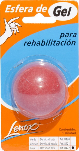 Esfera Gel Rehabilita Ejercita Kinesio Manos Lenox Cuot As