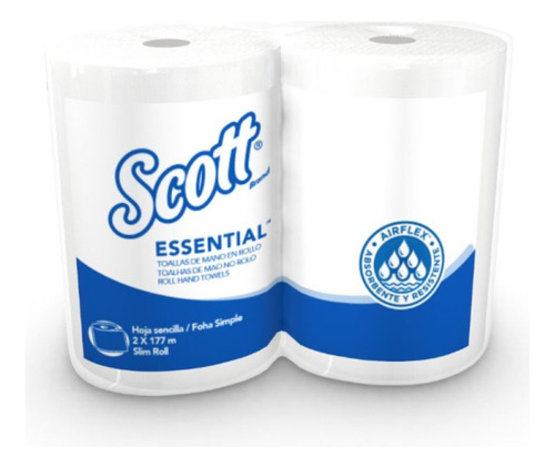 Toalla Scott En Rollo 12 Bobinas X 177 Metros Kimberly Clark