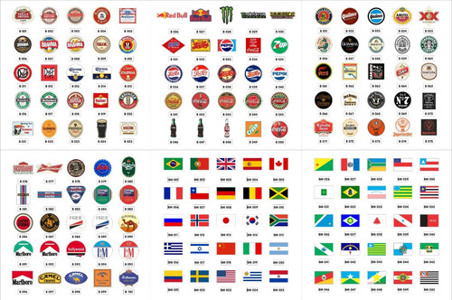 Adesivos Retro Antigos Vintage Automotivos Diversos (15un)