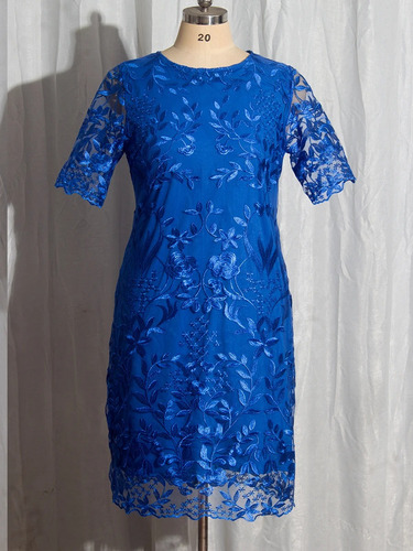 Vestido Plus Size Festas Casamentos Elegante Renda Dalicis