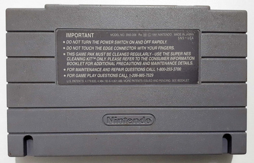 Jogo The Jungle Book Super Nintendo Snes. (Usado)