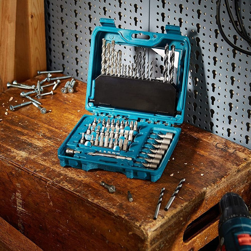 Set De Puntas, Brocas Y Dados X 60 Unidades Makita P-90358