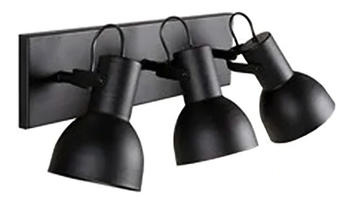 Imagen 1 de 9 de Lampara Aplique Pared Spot Direccional Tres Luces Apto Led