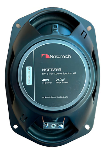 Som Automotivo 6x9 + Rádio Mp3/bt/usb Nq537bd Nakamichi
