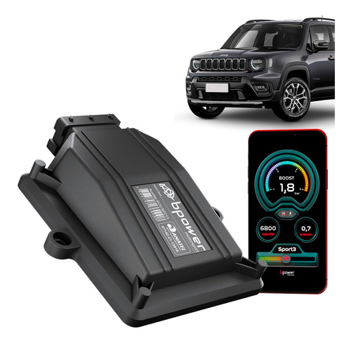 Chip Potência Bpower Renegade 1.3 Turbo 2022 Automático