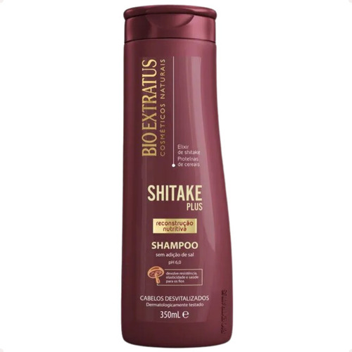 Kit Shitake Plus Com Finalizador Spray Elixir Bio Extratus
