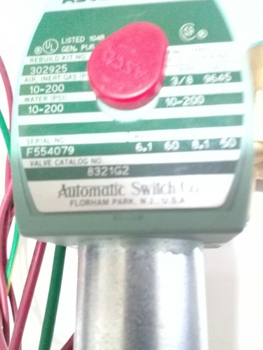 Valvula Selenoide Asco 3 / 2 Vias Bovina 110 V 50/60