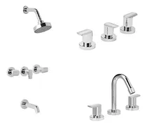 Comprar Hydros set completo lavatorio bidet ducha embutir color cromo