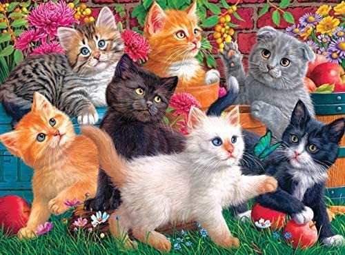 Cra-z-art Fancy Cats Puzzle De 750 Piezas - Gatitos En Juego