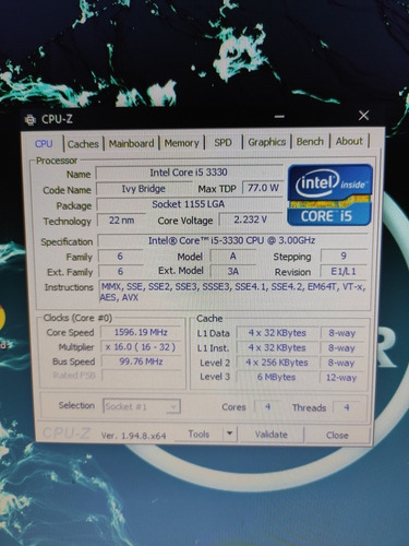 Computador I5, 8gb, 1t, 350w, Windows 10 (Usado)