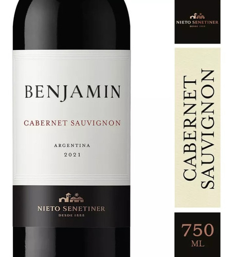 Vino Malbec Benjamin Vino Tinto bodega Nieto Senetiner 750 ml