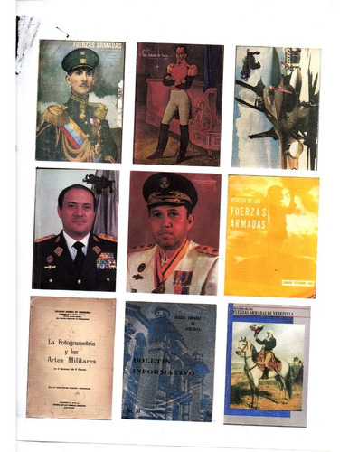 Revista De Las Fuerzas Armadas Lote De 9 Ejemplares