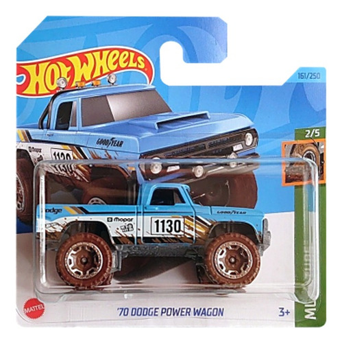 Hot Wheels Carro Camioneta Dodge Power Wagon 1970 Colección