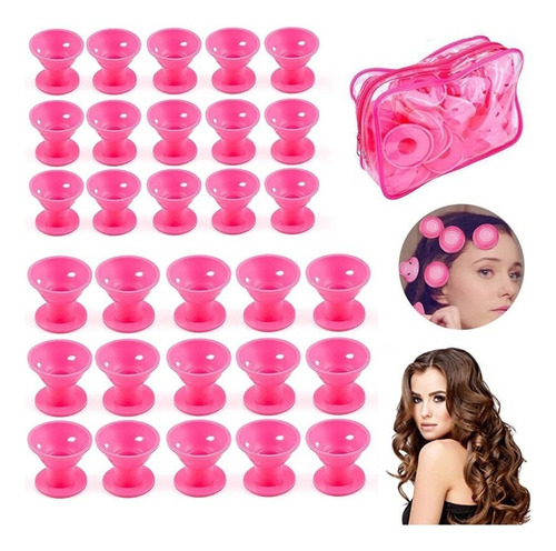 Regalo 30 Unidades Pink Magic Hair Rulos