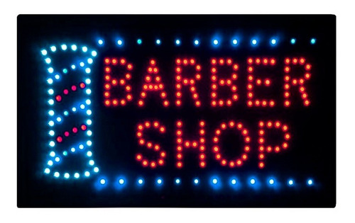 Aviso Led 48x25 Barber Shop Moblihouse