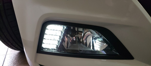 Imagem 6 de 9 de Jogo De Farol Milha Novo Polo Virtus Em Led (drl) Original