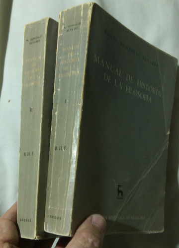 Manual De Historia De La Filosofía. González Álvarez, Ángel. (Usado)