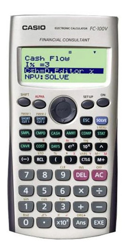Calculadora Casio Fc100v Financiera Somos Tienda