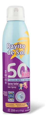 Protector Solar Rayito De Sol Kids Fps 50  250ml