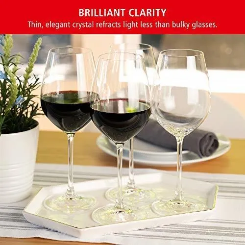 Juego De 4 Copas De Vino Tinto Spiegelau Salute, Cristal Sin