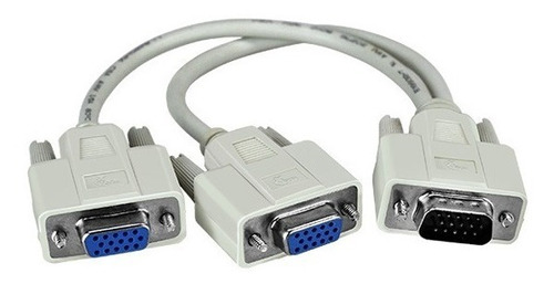 Splitter Cable De Video Vga Macho A 2 Vga Hembra 720p 30awg