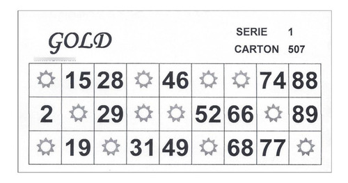 6000 Cartones De Bingo / Loteria Troquelados Envios Gratis