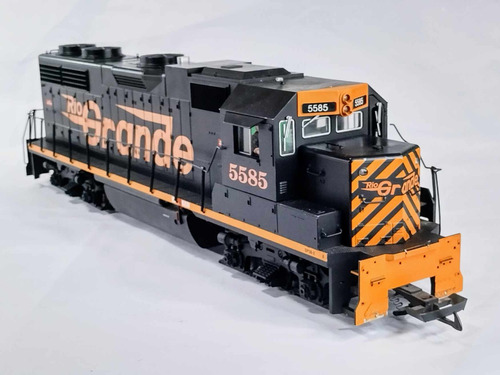 Tren Maquina Locomotora Esc G Rió Grande 2 Motores Rtrmx 