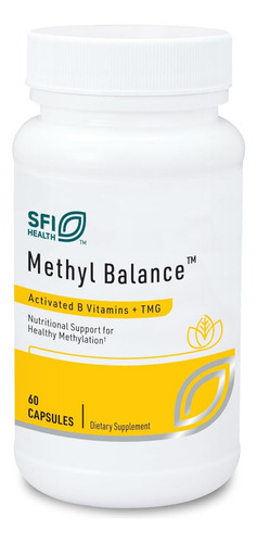 Sfi Health Methyl Balance Activated B Vitamins +tmg 60ct Sabor Sin Sabor