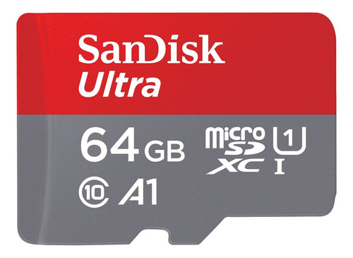 Sandisk Ultra 64gb Cartão De Memória Micro 120mbs