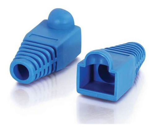 Bolsas De Botas Protectoras Conector Rj-45 Cat5e Azul Gris