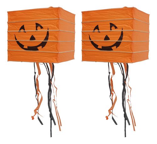 Farol De Papel Decorativo Para Fiesta De Halloween, 2 Unidad