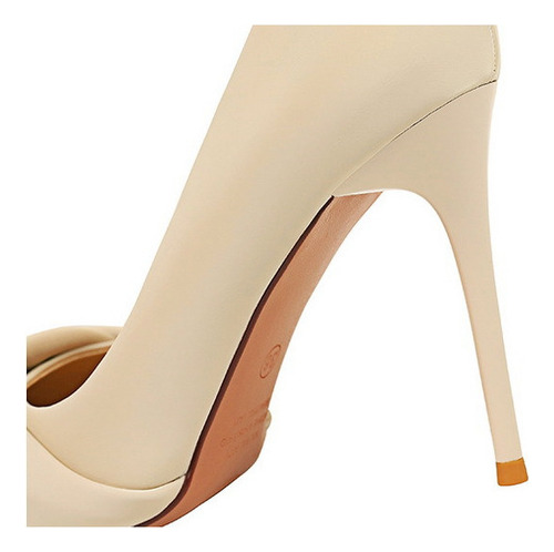 Zapatos Tacón Fino Fiesta,punta Afilada Estilo Sofisticado