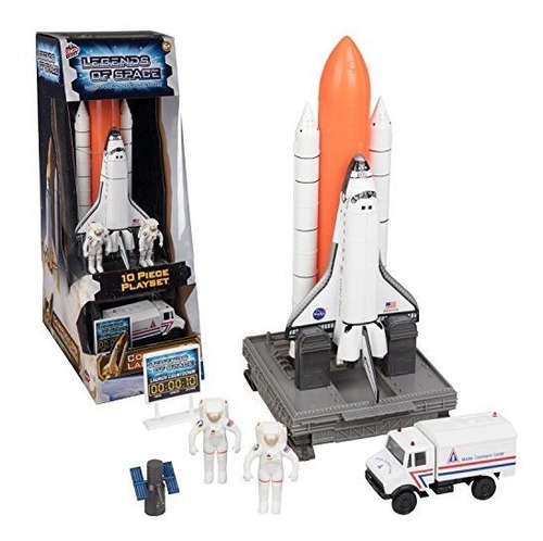 Space Shuttle And Toy Rocket Ship Set De 10 Piezas Comp...