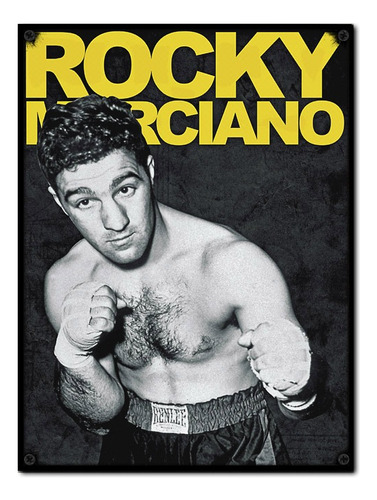 #1469 - Cuadro Vintage 30 X 40 - Rocky Marciano Boxeo Poster