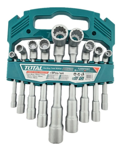 Kit Juego De Dados En Forma De L 9 Piezas Total Tlaswt0901