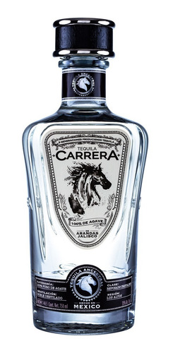 Imagen 1 de 1 de Tequila Carrera Cristalino 100% De Agave 750ml