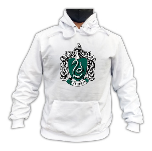 Sudadera Con Capucha Harry Potter Slytherin Unisex 