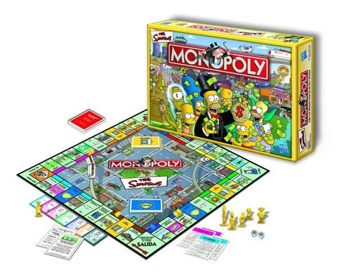 Juego De Mesa Monopoly Los Simpsons 9770 Hasbro