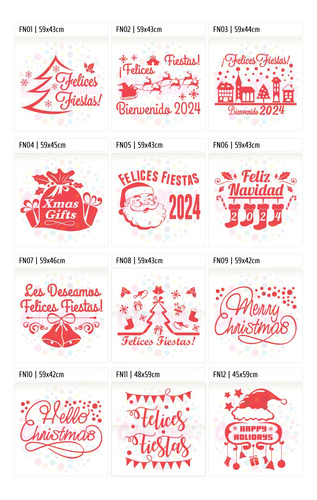 Vinilos Vidriera Pared Dia Madre Primavera Navidad Fiestas R